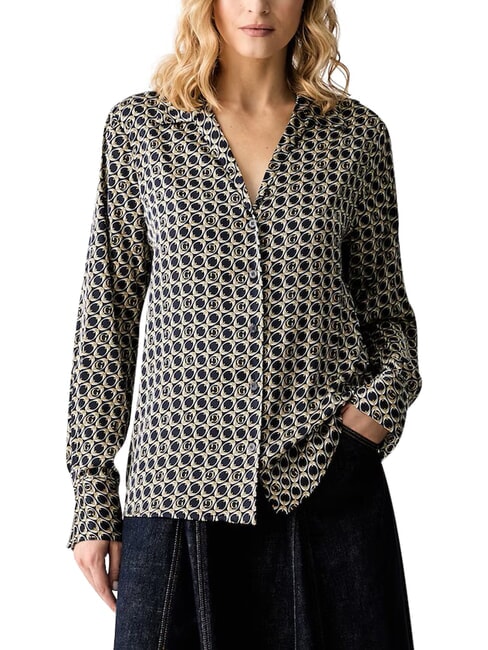 NEW CONCETTA Chemise cha&icirc;ne ovale imprim&eacute;e g b - Chemises