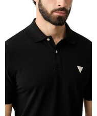 GUESS BASIC polo en coton jetbla - chemise polo - 4