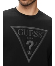 GUESS AUDLEY Sweat-shirt jetbla - Pulls molletonn&eacute;s - 4
