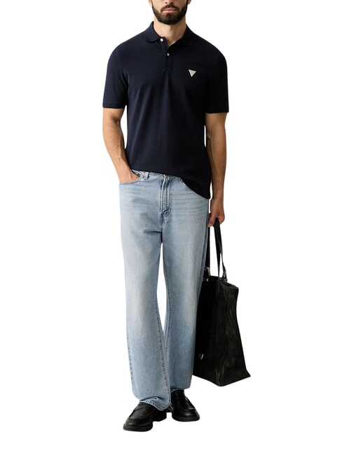 BASIC polo en coton smartblue - chemise polo