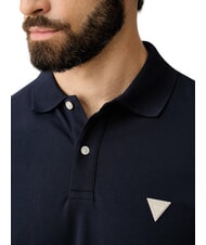 GUESS BASIC polo en coton smartblue - chemise polo - 5