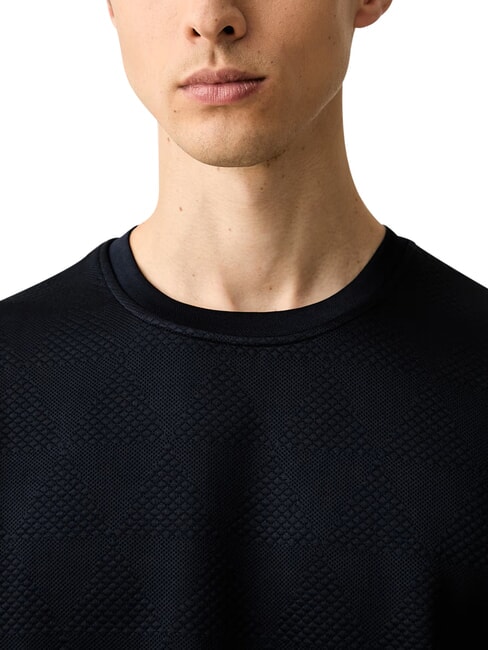 ALL OVER JACQUARD Sweat-shirt &agrave; col rond ao macro 4g triangle - Pulls molletonn&eacute;s