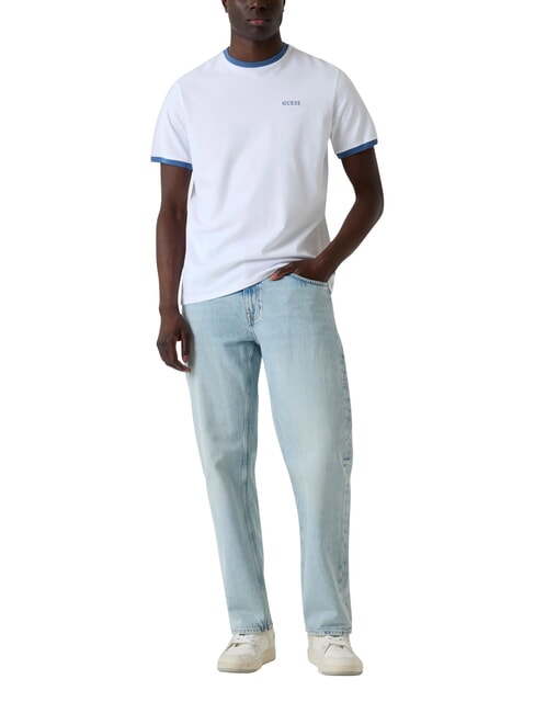 BASIC T-shirt &agrave; manches courtes, pur coton blanc pur - T-shirt