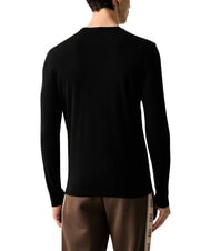 GUESS CORE T-shirt &agrave; manches longues, coupe slim jetbla - Pulls pour hommes - 2