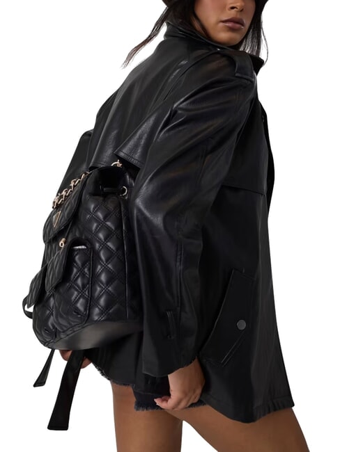 GIULLY 2 Sac &agrave; dos avec poches avant NOIR - Sacs pour Femme