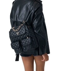 GUESS GIULLY 2 Sac &agrave; dos avec poches avant NOIR - Sacs pour Femme - 3