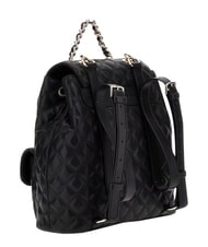 GUESS GIULLY 2 Sac &agrave; dos avec poches avant NOIR - Sacs pour Femme - 4