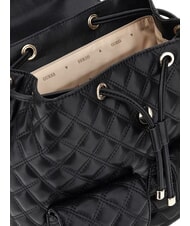 GUESS GIULLY 2 Sac &agrave; dos avec poches avant NOIR - Sacs pour Femme - 6