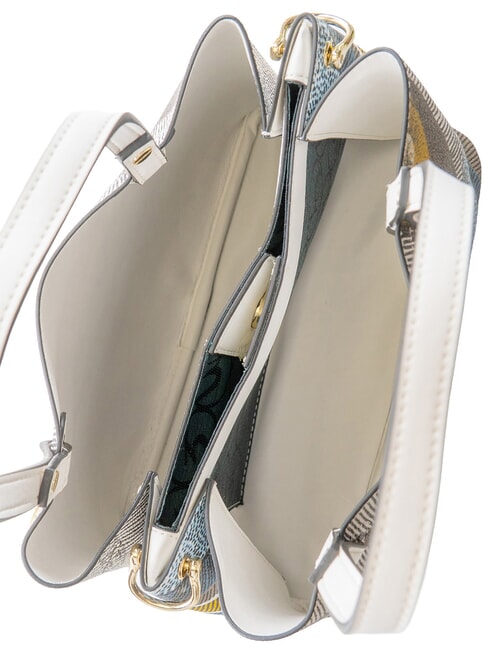 PLANETARIUM Sac &agrave; main avec bandouli&egrave;re lune/blanc - Sacs pour Femme