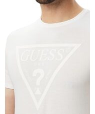 GUESS CORE T-shirt &agrave; manches courtes, pur coton blanc pur - T-shirt - 4