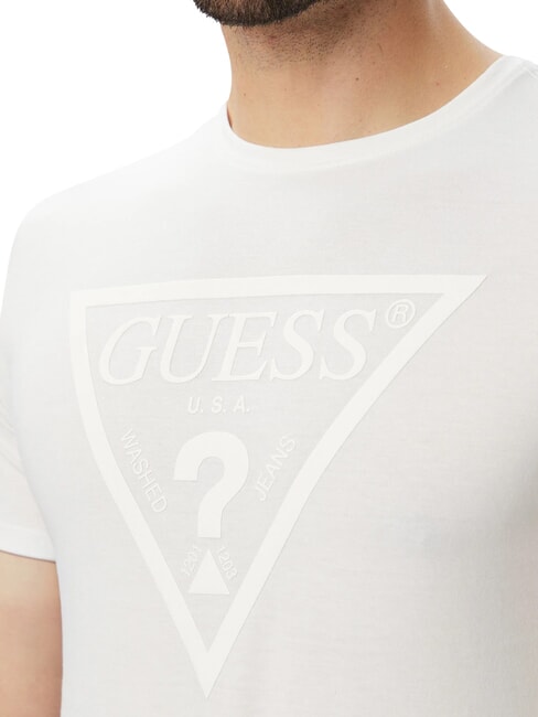 CORE T-shirt &agrave; manches courtes, pur coton blanc pur - T-shirt