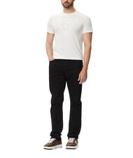 GUESS CORE T-shirt &agrave; manches courtes, pur coton blanc pur - T-shirt - 3