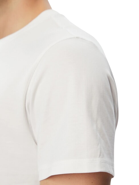 LOGO T-shirt &agrave; manches courtes, pur coton blanc pur - T-shirt