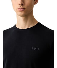 GUESS CORE T-shirt &agrave; manches longues, coupe slim smartblue - Pulls pour hommes - 4