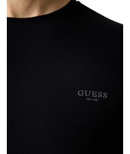 GUESS CORE T-shirt &agrave; manches longues, coupe slim smartblue - Pulls pour hommes - 5