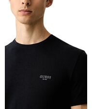 GUESS CORE T-shirt &agrave; manches courtes, coupe slim smartblue - T-shirt - 4