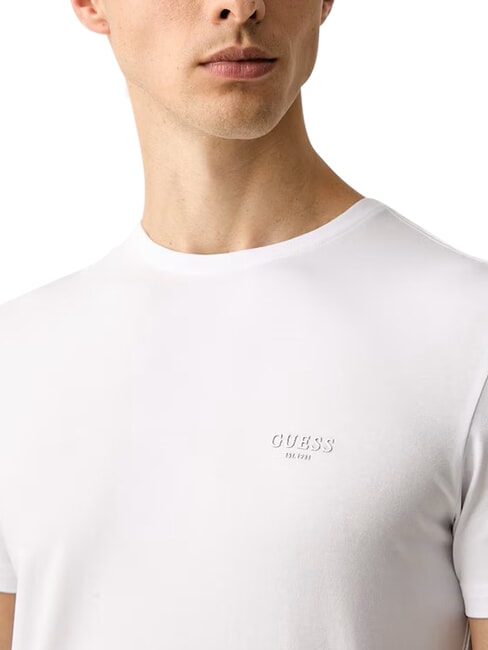 CORE T-shirt &agrave; manches courtes, coupe slim blanc pur - T-shirt