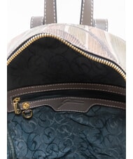 GATTINONI PLANETARIUM Sac &agrave; dos moyen aquarelle sauvage/ taupe fonc&eacute; - Sacs pour Femme - 5