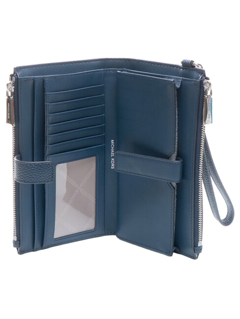 ADELE portefeuille en cuir marine - Portefeuilles Femme