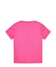 GUESS KIDS T-shirt avec logo triangulaire voyage rose - Tee-shirt enfant - 2