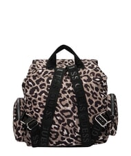 GUESS GIRL ALLOVER Sac &agrave; dos multipoches cours &agrave; imprim&eacute; l&eacute;opard - Sacs pour Femme - 3