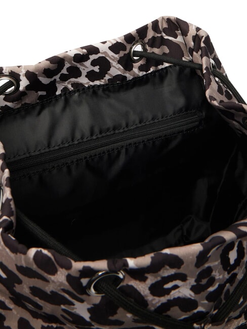 GIRL ALLOVER Sac &agrave; dos multipoches cours &agrave; imprim&eacute; l&eacute;opard - Sacs pour Femme