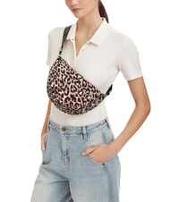 GUESS GIRL ALLOVER Sac bandouli&egrave;re ajustable cours &agrave; imprim&eacute; l&eacute;opard - Sacs pour Femme - 2
