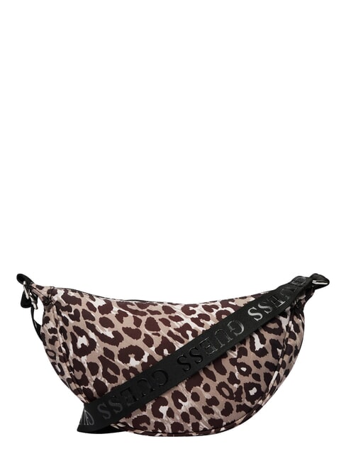 GIRL ALLOVER Sac bandouli&egrave;re ajustable cours &agrave; imprim&eacute; l&eacute;opard - Sacs pour Femme