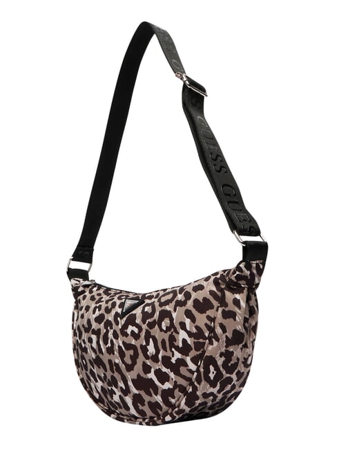 GIRL ALLOVER Sac bandouli&egrave;re ajustable cours &agrave; imprim&eacute; l&eacute;opard - Sacs pour Femme