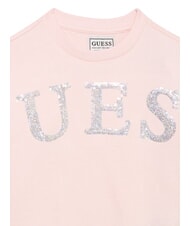 GUESS KIDS ACTIVE Sweat-shirt &agrave; col rond, 100% coton ballet rose - B&eacute;b&eacute; Sweat - 5