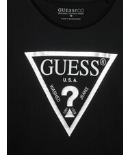 GUESS KIDS Chemise &agrave; manches longues m&eacute;tallis&eacute;e jetbla - Tee-shirt enfant - 3