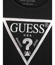 GUESS KIDS T-shirt imprim&eacute; avec logo triangulaire jetbla - Tee-shirt enfant - 3