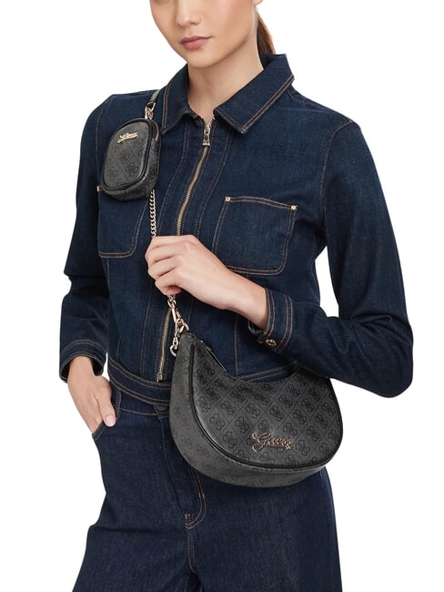 GIRL Sac bandouli&egrave;re avec cha&icirc;ne jetbla - Sacs pour Femme