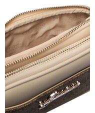 GUESS GIRL MINI ME Mini sac bandouli&egrave;re 4g aop beige blanc - Sacs pour Femme - 5