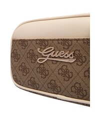 GUESS GIRL MINI ME Mini sac bandouli&egrave;re 4g aop beige blanc - Sacs pour Femme - 6
