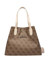 GUESS GIRL MINI ME Sac bandouli&egrave;re, avec bandouli&egrave;re 4g aop beige blanc - Sacs pour Femme - 5