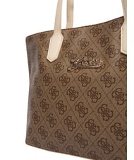 GUESS GIRL MINI ME Sac bandouli&egrave;re, avec bandouli&egrave;re 4g aop beige blanc - Sacs pour Femme - 6