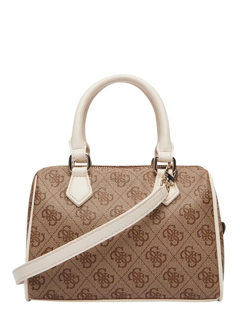 GIRL MINI ME Mini sac &agrave; main avec bandouli&egrave;re 4g aop beige blanc - Sacs pour Femme