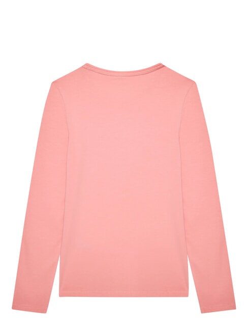 KIDS T-shirt &agrave; manches longues avec strass rose doux - Tee-shirt enfant