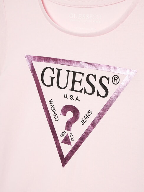 KIDS T-shirt imprim&eacute; avec logo triangulaire ballet rose - Tee-shirt enfant