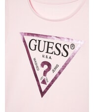 GUESS KIDS T-shirt imprim&eacute; avec logo triangulaire ballet rose - Tee-shirt enfant - 3