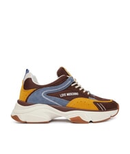 LOVE MOSCHINO STARDUST Baskets pour femmes cacao/bleu aviaire/ocre/ivoire - Chaussures Femme - 2