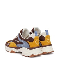 LOVE MOSCHINO STARDUST Baskets pour femmes cacao/bleu aviaire/ocre/ivoire - Chaussures Femme - 3