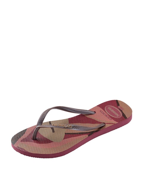 PALETTE GLOW Tongs amarante - Chaussures Femme