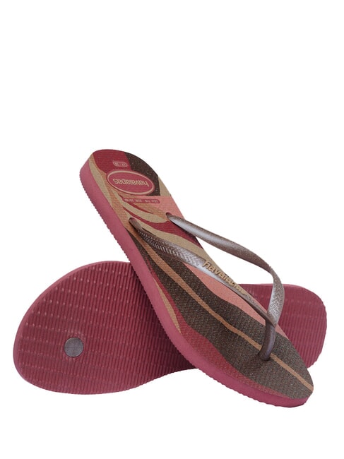 PALETTE GLOW Tongs amarante - Chaussures Femme