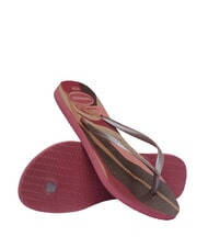 HAVAIANAS PALETTE GLOW Tongs amarante - Chaussures Femme - 3