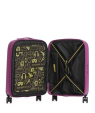 MANDARINA DUCK LOGODUCK + Chariot &agrave; bagages &agrave; main, exp rose num&eacute;rique - Valises cabine - 2