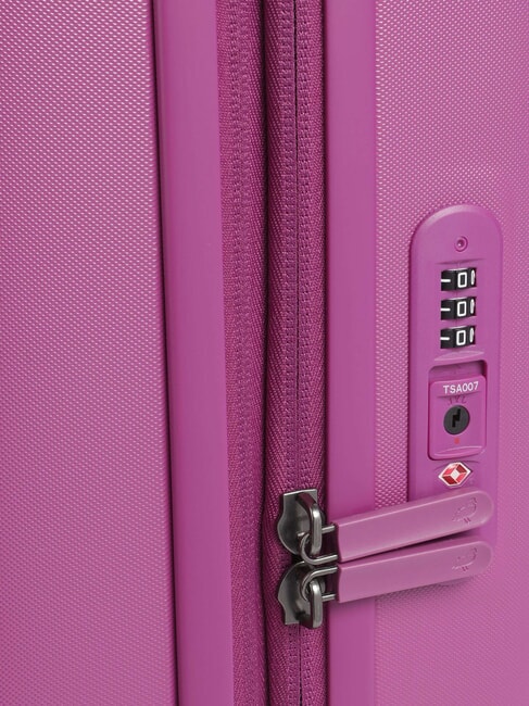 LOGODUCK + Chariot &agrave; bagages &agrave; main, exp rose num&eacute;rique - Valises cabine
