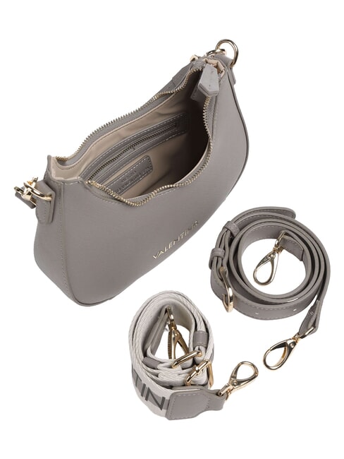 ZERO RE Sac &agrave; bandouli&egrave;re avec bandouli&egrave;re logot&eacute;e gris - Sacs pour Femme