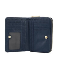 YNOT LOVERS Portefeuille moyen avec porte-cartes marine - Portefeuilles Femme - 3